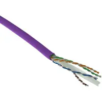ACT FS6013 CAT6 F/UTP Massieve Installatiekabel | LSZH, CPR euroklasse ECA | 24AWG | Violet | 305 meter