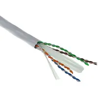 ACT XS6105 CAT6A U/UTP Massief PVC Eca 23AWG | Grijs | 500 meter