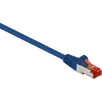 Goobay S/FTP CAT6 Gigabit netwerkkabel / blauw - LSZH - 10 meter