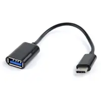 Gembird USB 2.0 naar USB-C adapter kabel (CM/AF) 0.20 meter