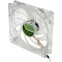 Titan Green Vision ventilator (case fan) voor in de PC met Z-Axis lager en super stil - 120 x 120 x 25 mm