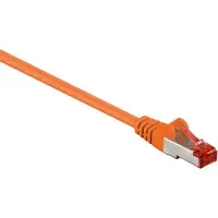 Goobay S/FTP CAT6 Gigabit netwerkkabel / oranje - LSZH - 15 meter