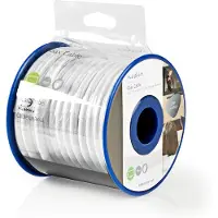 Ginza.se Coaxkabel op Haspel | 4G / LTE Secure | ECA | 10 m | Wit | 1 stuks - CSBR4050WT100