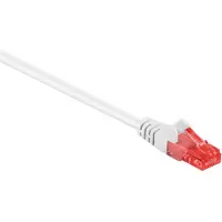 Nedis CAT6 netwerkkabel - RJ45 mannelijk | 20,0 m | Wit U/UTP | Rond | PVC | Label
