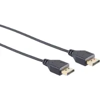 S-Impuls Dunne DisplayPort kabel - versie 1.2 (4K 60Hz) / zwart - 2 meter
