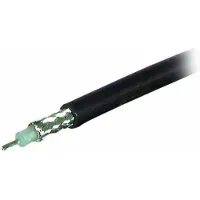 Syntronic RG58C/U 50 Ohm coaxkabel op rol voor binnen / zwart - 5 meter
