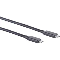S-Impuls USB-C naar USB-C kabel - USB4 (tot 20 Gbit/s) - PD tot 100W - video tot 4K 60Hz / zwart - 1,5 meter