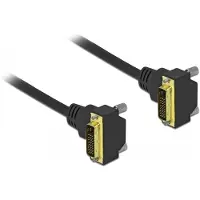 DeLOCK DVI-D Dual Link monitor kabel - 2x haaks - verguld / zwart - 3 meter