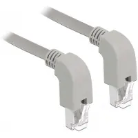 DeLOCK S/FTP CAT6 Gigabit netwerkkabel haaks/haaks / grijs - LSZH - 0,50 meter