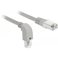 DeLOCK S/FTP CAT6 Gigabit netwerkkabel haaks/recht / grijs - LSZH - 2 meter