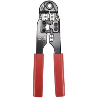 S-Impuls Krimptang voor RJ45 connectoren - metaal / rood/zwart