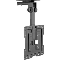 My Wall HL 45-2 L Plafondbeugel voor monitor Aantal monteerbare displays: 1 Display(s) Zwart Kantelbaar, Draaibaar, Plafondhouder