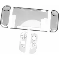 VHBW Beschermcover voor Nintendo Switch / donker/transparant