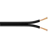 MaxTrack Luidspreker kabel (CU koper) - 2x 2,50mm² / zwart - 50 meter