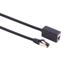 S/CONN S/FTP CAT8.1 40 Gigabit netwerk verlengkabel / zwart - LSZH - 3 meter