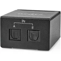 Nedis Digitale Audio-Switch | 2-wegs | Zwart | 1 stuks - ASWI2512BK