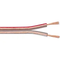 MaxTrack Luidspreker kabel (CCA) - 2x 4,00mm² / transparant - 20 meter