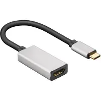 Goobay USB C naar HDMI adapter | | 0.15 meter (8K@30Hz, Verguld)