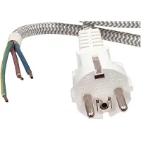 Nedis Aansluitsnoer | | 3 meter (3 x 1.5 mm², Schuko stekker, Textiel)