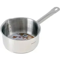 KINGHOFF stalen pot 1,5l 16cm dubbele uitloop KH1125