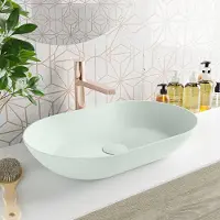 Mondiaz onni waskom solid surface 55 cm kleur greey /greey