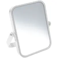 Gedy ELENA make-up spiegel, staand, 180x135mm, dubbelzijdig, wit
