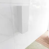 Mondiaz Kolomkast lagom 90 cm opbouw linksdraaiend mat wit