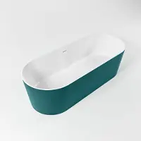 Mondiaz Vrijstaand Bad NOBLE 180x75cm Kleur Smag / Talc