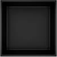 Creavit Aloni inbouwnis 30.5x30.5x10 mat zwart