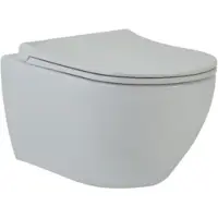 Van Marcke GO Wandcloset Pack Carissa Zonder Spoelrand Glanzend Wit (pk)