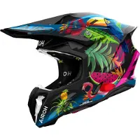 Airoh Twist 3 Amazonia Zwart/Pink/Groen/Blauw M unisex