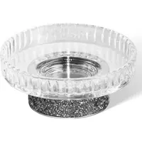 DECOR WALTHER Zeepschaal Rocks Chrome met kristallen van Swarovski