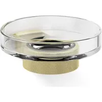 DECOR WALTHER Zeepschaal Club Wandmodel Kristall Clear Gold Matt