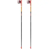 LEKI Trailrunning stok Vertical K View Carbon/White/Neon Red - 115 cm