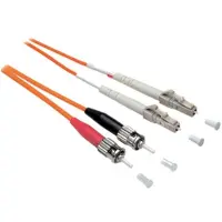 EECONN LC - ST Duplex Optical Fiber Patch kabel - Multi Mode OM2 - oranje / LSZH - 7 meter