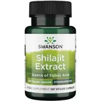 Swanson Health - Shilajit-extract, 400 mg - 60 vegetarische capsules