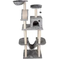 Ebi Krabpaal pet comfort 180x60x50cm grijs