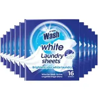 At Home 12x Wasdoekjes Witte Was 16 Stuks