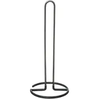 Secret De Gourmet Keukenrolhouder staal met antislip 13,5 x 31,5 cm - Keukenrolhouders