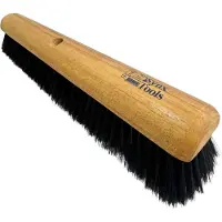 Synx Tools Zachte Bezem Los Paardenhaar | Zaalveger | 30-40-50-60-80-100 Cm Breed |Zaalbezem