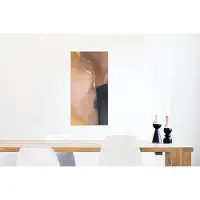 MuchoWow Wanddecoratie Metaal - Aluminium Schilderij Industrieel - Abstract - Verf - Pastel - 40x80 cm - Dibond - Foto op aluminium - Industriële muurdecoratie - Voor de woonkamer/slaapkamer