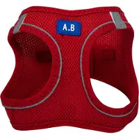 Animal Boulevard Ab32231 - Hals- En Leibanden - Hond - Ab Air-mesh Comfortharnas Rood-s 4-7kg - Maat: S 4-7kg