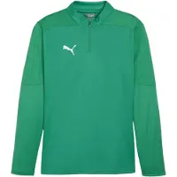 Puma TeamFINAL Training top met 1/4 rits voor heren in Groen