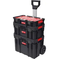 Qbrick Gereedschapswagen System TWO Plus - set inclusief gereedschapskoffer en organizer