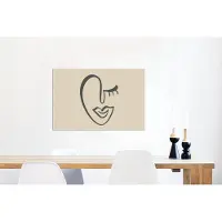 MuchoWow Wanddecoratie Metaal - Aluminium Schilderij Industrieel - Vrouw - Lippen - Abstract - 60x40 cm - Dibond - Foto op aluminium - Industriële muurdecoratie - Voor de woonkamer/slaapkamer