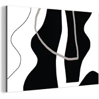 MuchoWow Wanddecoratie Metaal - Aluminium Schilderij Industrieel - Abstract - Minimalisme - Design - 180x120 cm - Dibond - Foto op aluminium - Industriële muurdecoratie - Voor de woonkamer/slaapkamer