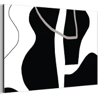 MuchoWow Wanddecoratie Metaal - Aluminium Schilderij Industrieel - Abstract - Minimalisme - Design - 180x120 cm - Dibond - Foto op aluminium - Industriële muurdecoratie - Voor de woonkamer/slaapkamer