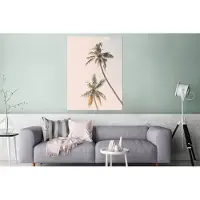 MuchoWow Wanddecoratie Metaal - Aluminium Schilderij Industrieel - Palmbomen - Lucht - Natuur - Wolken - 120x160 cm - Dibond - Foto op aluminium - Industriële muurdecoratie - Voor de woonkamer/slaapkamer