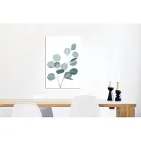 MuchoWow Wanddecoratie Metaal - Aluminium Schilderij Industrieel - Planten - Groen - Wit - Natuur - 60x90 cm - Dibond - Foto op aluminium - Industriële muurdecoratie - Voor de woonkamer/slaapkamer