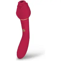 Taboo Vibrator Love Toy Rosegasm Twosome Suction Vibe Rood